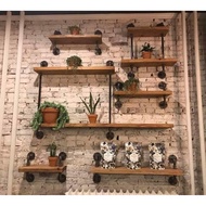 Bộ kệ ống nước treo tường trang trí nhà đẹp 2023 kệ ống nước trang trí để lọ hoa đồ vật trang trí Gó