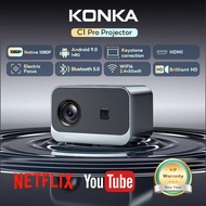 Konka/康佳 C1 Pro 4K 1080P Portable Home Projector with Electric Focus and Built-in WiFi6/Bluetooth5.0