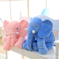 Bantal tidur bayi berbentuk gajah, mainan lembut yang menenangkan, anak patung mainan anak-anak, had
