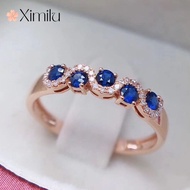 ♥ Original Group Inlaid Spinel Sapphire Red Crystal Ring Female Jewelry silver 925 original ring for women rings men korean jewelry cincin lelaki cincin perempuan couple cincin emas korea 戒指