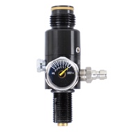 4500Psi-1800Psi High Compressed Tank Regulator Valve Pcp Air Tank Regulator Air Pressure Regulating Valve CO2 O2 N2 Air Cyclinder Bottle Valve for Paintball PCP Diving