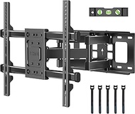 BONTEC Full Motion TV Wall Mount for 37-84 Inch LED LCD OLED Flat Curved TVs, Swivel Tilt Articulati