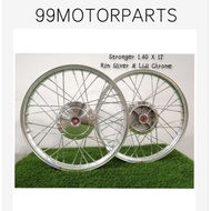 chrome hub alloy rim lidi chrome alloy rim set wave125 lc135 y125 kriss1 ex5dream dash ex5 c70 y110 
