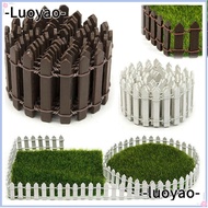 LUOYAO Miniature Wood Fence 100*5cm/100*3cm Convenient to Clean Garden Decor Small Decorative Garden