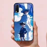 HP TT-9 Detective Conan Casing VIVO Y20s Y50 Y03 Y30 V50 Y29 Y20 S1 Y20i V15 Pro Lite glasshp