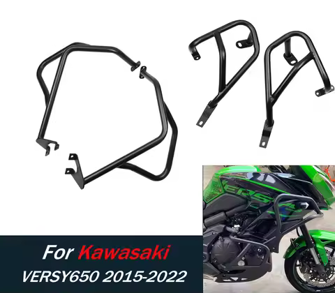For Kawasaki Versys650 Versys 650 2015-2022 Motorcycle Crash Bar Frame Engine Protection Guard Bumpe