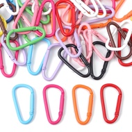 [24X45mm] D-shaped Buckle Aluminum Color Spray Paint Buckle DIY Jewelry Buckle Making Keychain/Backp