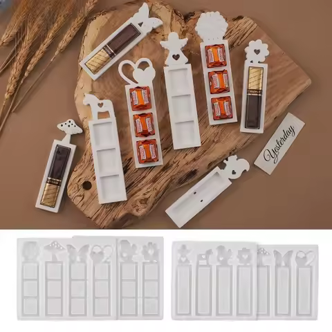 Clover Angel Chocolate Gift 3 Hole Single Hole Gypsum Bracket Mirror Silicone Mold DIY Mushroom Love