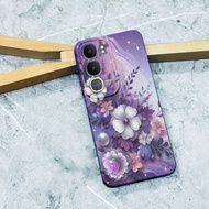Silicone Cover Compatible for Vivo Y21D 2025 Latest Softcase Cool Flower Motif - NR23