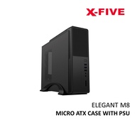 X-Five Elegant M8 micro M-ATX Slim casing with Power Supply