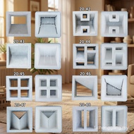 Cement mold Jiugongge Internet celebrity hollow brick door head decoration background wall partition