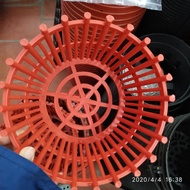 Faux wood plastic pot for growing orchids with 20cm slats