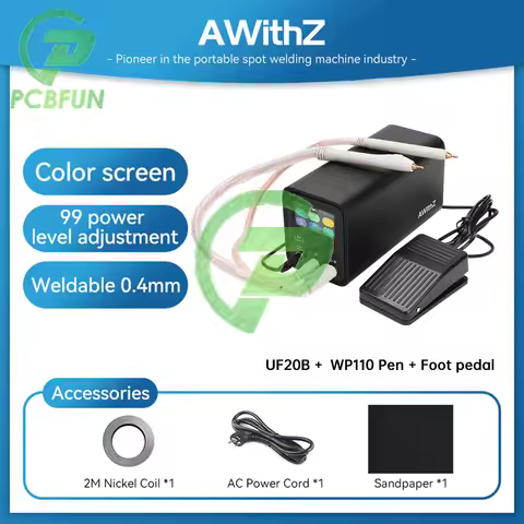 AWithZ UF20A 18650 Battery Spot Welding Machine Energy Storage Super Farad Capacitor Welding Machine