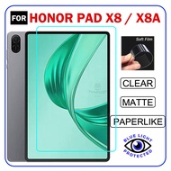 For Honor Pad X8 X8A 10.1 11 inch Clear Matte Anti Blue Paperlike Tab Screen Protector Film
