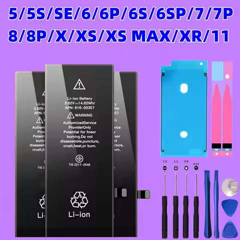 A+++ Zero-cycle High-quality Battery For iPhone 6 6S SE 7 8 Plus X Xs Max 11 Pro Mobile Phone With F