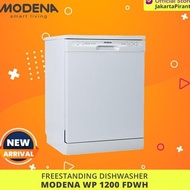 mesin cuci piring otomatis freestanding dishwasher modena wp 1200 fdwh