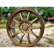 New Car Sport Rim RAYS CE28 Wheels 15x7J 10x100/114.3 ET38 Satin Bronze - READY STOCK