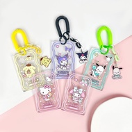 Cute Sanrio Photocard Holder Student Id Card Holder Photocard Holder Keychain Kuromi Photocard Badge