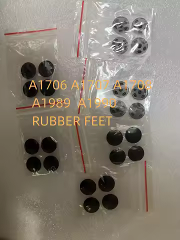 4pcs Notebook Rubber Feet Pad for Retina13" 15" A1706 A1707 A1708 A1989 A1990 Skidproof Feet Rubeer 