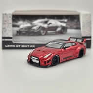 Lăng kính Mô hình 1:64 Gtr R35 Nissan Skyrim lbwk xe hợp kim mô hình