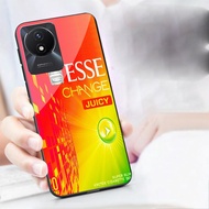 Softcase Glass Kaca Vivo Y02 Terbaru - [AM481] - Casing Vivo Y02 - Softcase kaca akrilik Vivo Y02 - Casing Hp - Softcase Kaca Vivo Y02 - Case Unik - Case lucu - Kesing hp - Case handphone - Softcase mewah - Case Murah - Softcase Vivo Y02