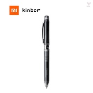 Kinbor 3way Multifunction Pens 0.5mm Black Red Refill Gel Pen Mechanical Pencil Exclusive Rubber Office School
