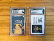 2023 Pokémon x Van Gogh Pikachu with Grey Felt Hat PTCG 梵高比卡超 CGC 10 💎一套 🚫 PSA