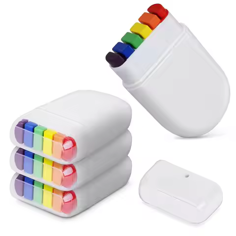 6 Color Water-color Pen Rainbow Face Color Stick Removable Portable Body Versatile Color Stick DIY F
