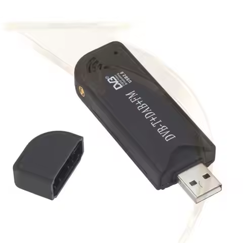 FM USB 2.0 Stick DVB-T+FM+DAB 0012 Video Broadcasting Tuner Digital TV Antenna Receiver for Househol