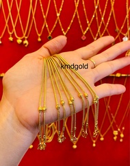 KMDGold สร้อยคอทอง1สลึง ลายเบนซ์โชว์ข้าง สินค้าทองแท้พร้อมใบรับรับ