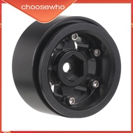【Choo】RCGOFOLLOW 1.0 Inch Metal Wheel Rims 5-Spoke 7mm 1/18 1/24 SCX24 Trx4m Fcx24 RC Car Part RC Car Accessories Replacement Parts Black