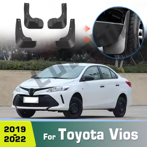 For Toyota Vios 2019 2020 2021 2022 Fender Mudflaps Splash Guards Mudguards Mud Flaps car Accessorie