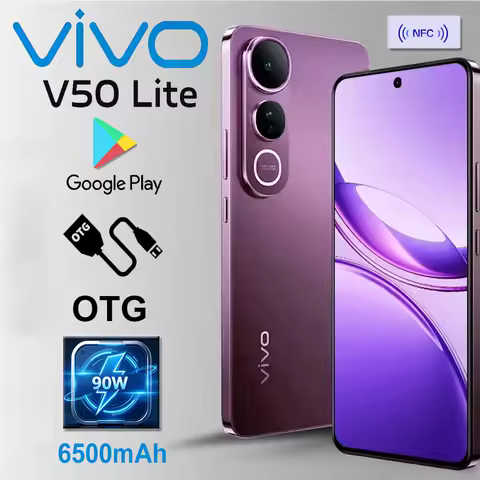 VIVO V50 Lite 5G EU/US/UK specifications original smart phones support NFC/12GB+512GB large memory w