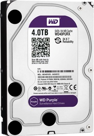 WD Purple 4TB Surveillance Hard Disk Drive - 5400 RPM Class SATA 6 Gb/s 64MB Cache 3.5 Inch - WD40PU