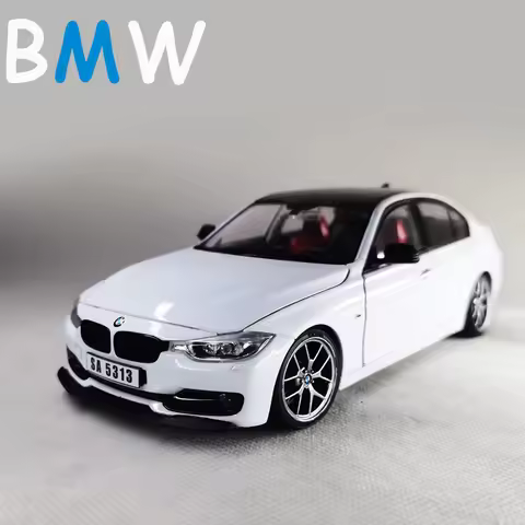 WELLY Diecast Alloy 1/24 BMW 330I 320M1 X5I8 Exquisite Alloy Car Model Adult Classic Collection Stat