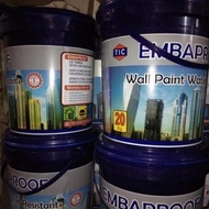 terbaru !!! water paint resistant embaproof 20 kg cat tembok anti air
