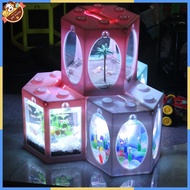 Thailand Betta Tank Small Micro Landscape Rotating Fish Tank Overlay Portable Creative Minipet Feedi