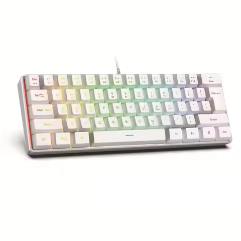 2026 New Best-Selling Portable Wired Mini-Mechanical Keyboard K61 Mini-Keyboard, Suitable For Playin