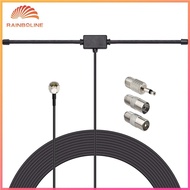 Universal Car Stereo AM FM Dipole Antenna FM Radio Antenna FM Sheep Horn Antenna for Vehicle Car Tru