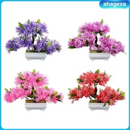 [Ahagexa] Artificial Bonsai Tree Artificial Bonsai for Fireplace Bathroom Bedroom