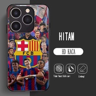 Y-17 Club_Barce_lona HD Glass Casing for Infinix Hot Smart 8 HD 7 30i 40i Note 40 Pro Plus Case