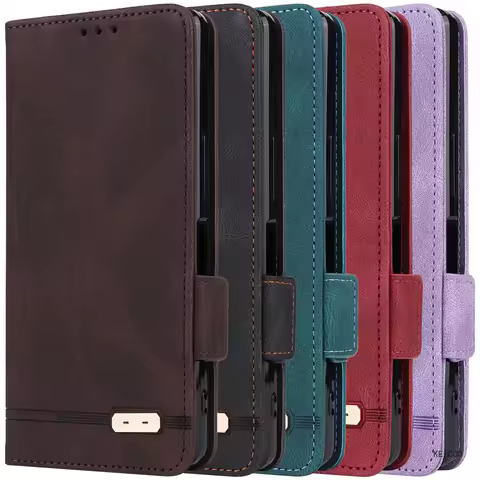 Scratch Proof Phone Case for Sharp Aquos R8 Sense7 Sense8 Pro Plus Shell Flip Cover Card Insertion W