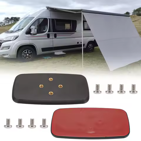 Wind Awning Leg Bracket Plate Set With Tape For FIAMMA THULE Awnings Installation Board Set