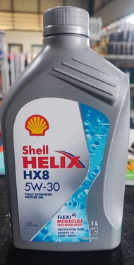 shell HX8 เบอร์ 5w30 ขนาด 1ลิตร น้ำมันเครื่องเบนซิล สังเคราะห์แท้ 100%