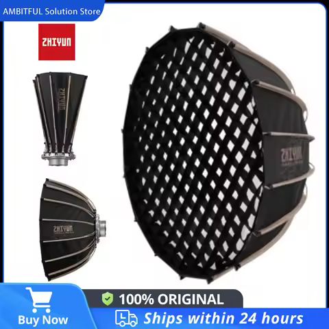 ZHIYUN EX1H06 60D Parabolic Softbox Video Light Softbox Bowens Mount for Molus G60 X100 Photography 