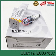 【4/6pcs】Original Iridium Spark Plug 12120037607#BKR6EQUP For BMW E34 E36 E38 E39 E46 M62 E65 M54 Z3 