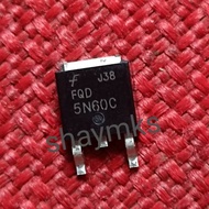 New FQD5N60C TO-252 N-channel MOSFET 5N60 2.8A 600V
