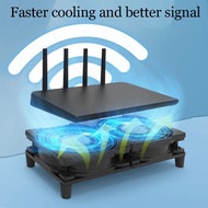 【COD】 12cm 5V USB Router Fan Radiator Wireless Wifi Modem Cooling Rack Double Cooling Fan Modem Organizer Cooler Shelf