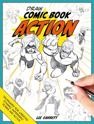 หนังสืออังกฤษใหม่ DRAW COMIC BOOK ACTION (Paperback) ปกอ่อน