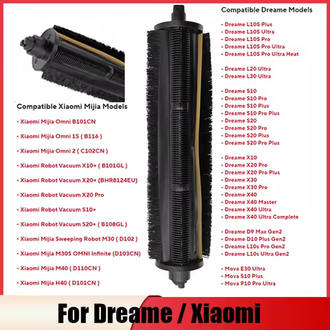 TriCut Brush Fit For Xiaomi Mijia Omni B101CN/1s( B116 )/2 ( C102CN ),Xiaomi Mijia M40 (D110CN )/H40